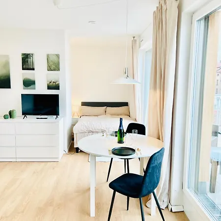 Stilvolles City-studio Mit Dachterrasse Νυρεμβέργη
