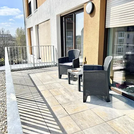 דירה Stilvolles City-studio Mit Dachterrasse